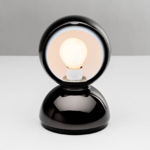 Artemide Eclisse lampa stołowa czarna błyszcząca