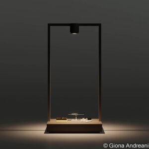 Akumulatorowa lampa stołowa Artemide Curiosity Focus 45 cm