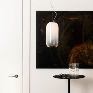 Artemide Gople lampa wisząca biała/biała