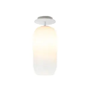 Artemide Gople Mini lampa sufitowa biała/biała