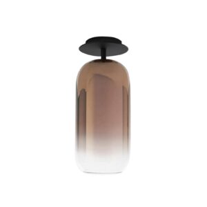 Artemide Gople Mini lampa sufitowa brązowa/czarna