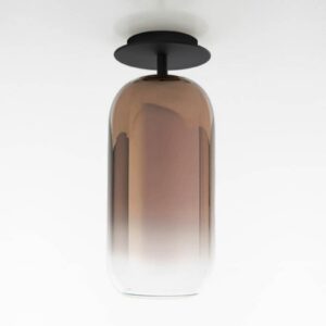 Artemide Gople lampa sufitowa brązowa/czarna