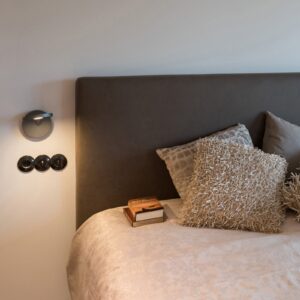 Lampa Ścienna Artemide Demetra Reflektor ściemniany 3000K szary