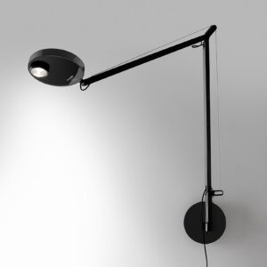 Artemide Demetra kinkiet 2700 K ściemniany czarny