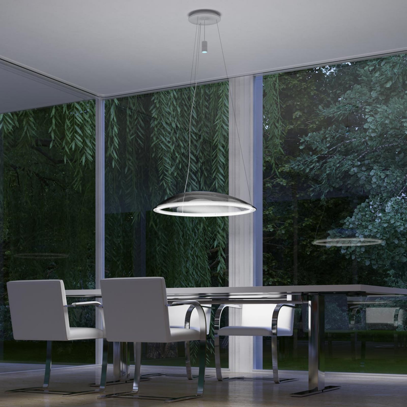 Artemide Ameluna żyrandol LED aplikacja