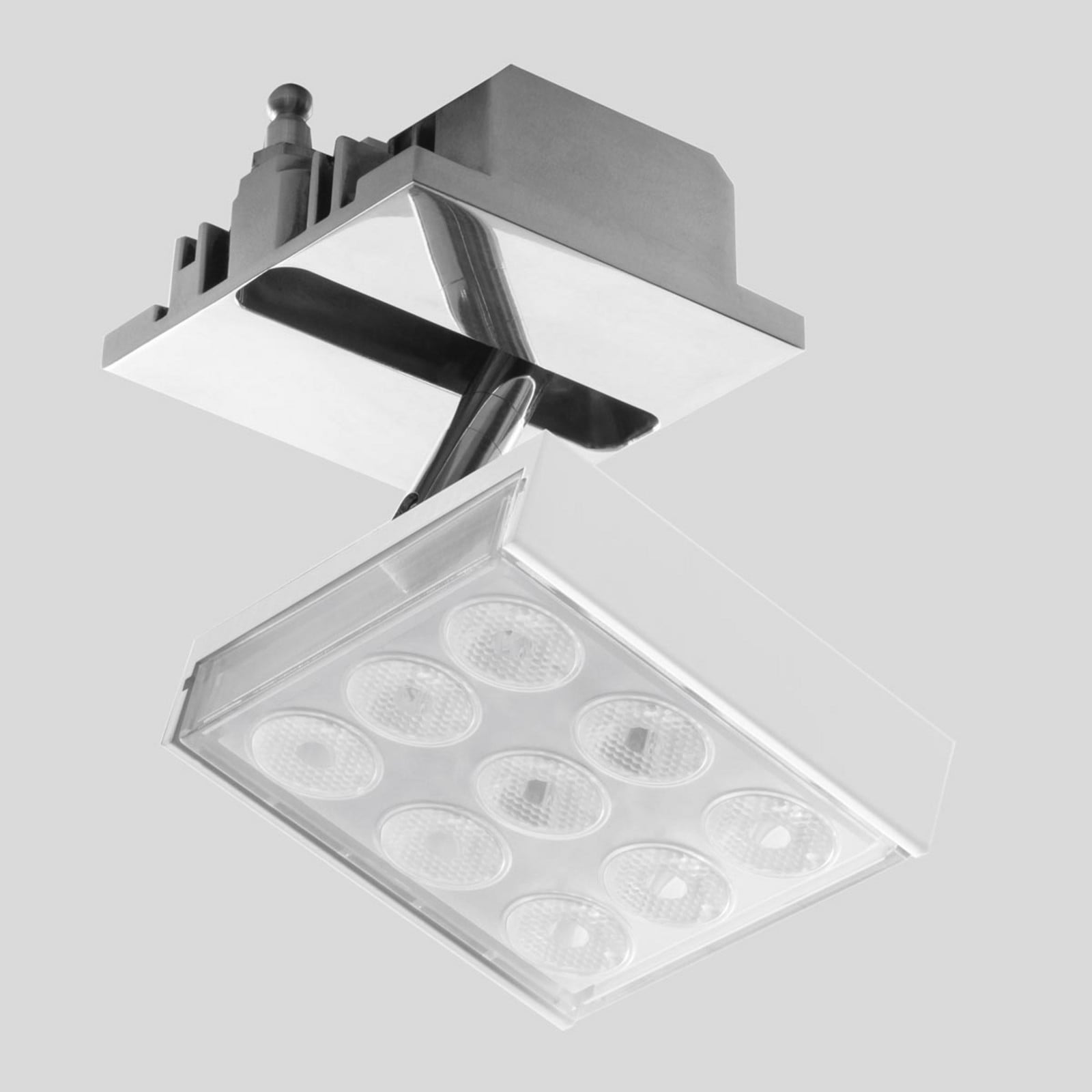 Lampa sufitowa LED PAD80 z regulowaną soczewką