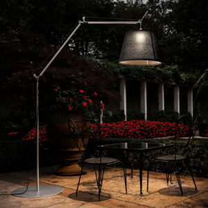 Artemide Tolomeo lampa zewnętrzna klosz czarny