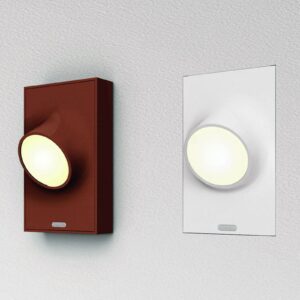 Lampa Ścienna Artemide Ciclope kinkiet zewnętrzny LED rdza