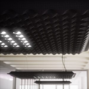 Lampa Wisząca Artemide Eggboard Matrix up/down 80cm szara