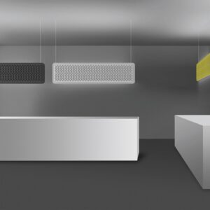 Lampa Wisząca Artemide Eggboard Baffle up/down 160cm szary