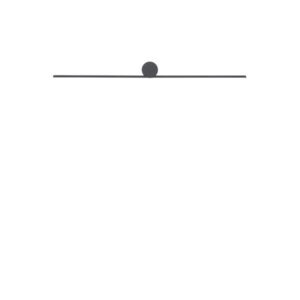 Kinkiet LED liniowy, SPIN, 66–120 cm, dwa kolory