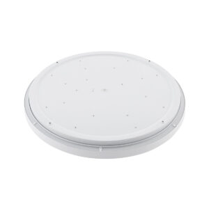 Plafon LED okrągły, biały, 49 cm, IP44, ciepła biel – zdjęcie 2
