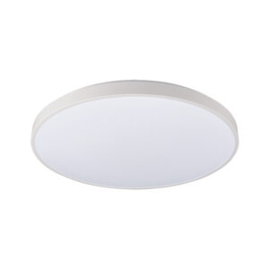 Plafon LED okrągły, biały, 49 cm, IP44, ciepła biel – zdjęcie 1