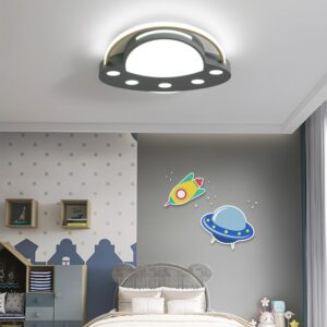 Lampa Sufitowa Statek UFO Do Pokoju Dziecięcego LED