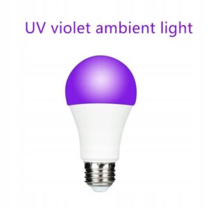 Żarówka LED E27 Fioletowa UV Nastrojowa Imprezowa