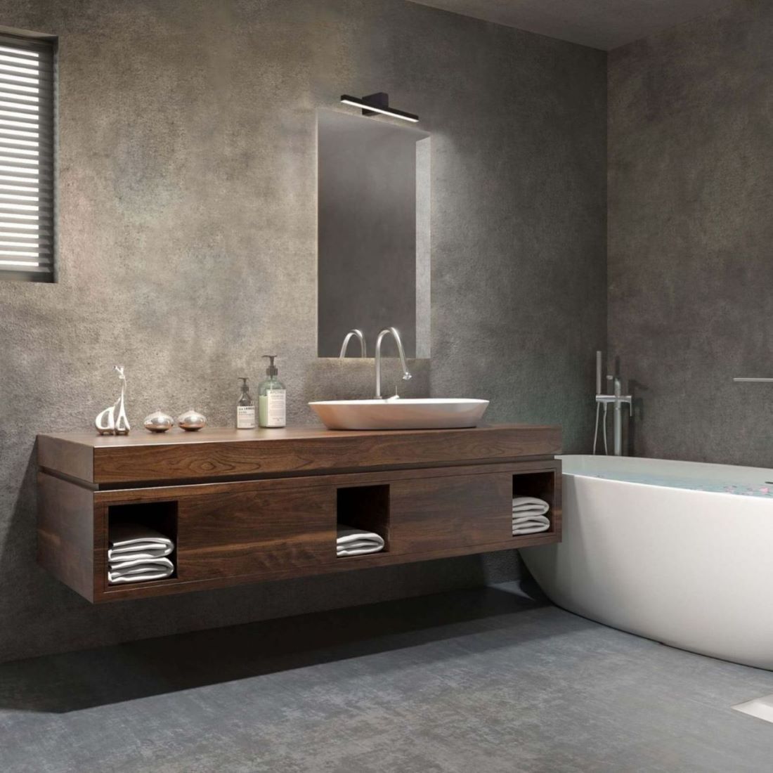 Kinkiet Łazienkowy Lampa Ścienna Nevada IP44 Nad Lustro - obrazek 3