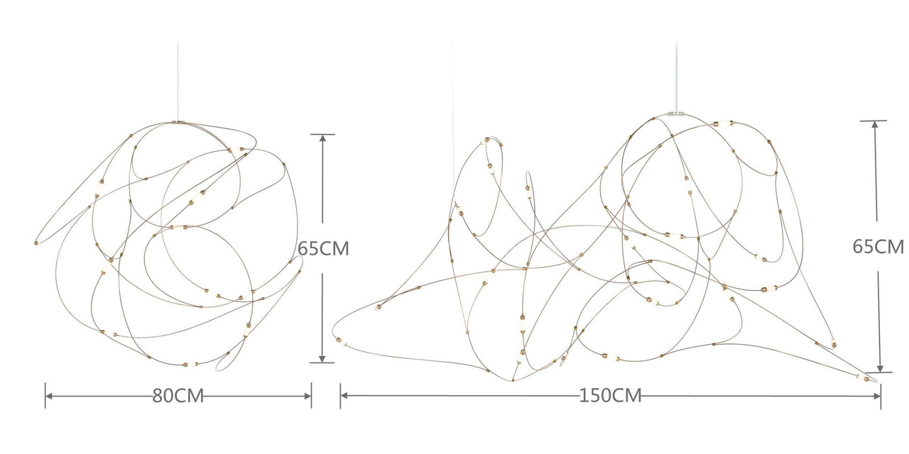 Minimalistyczna Lampa Wisząca Flock Of Light LED - obrazek 11