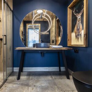 Okrągły Kinkiet Łazienkowy Lampa Ścienna Mirror IP44 Ring