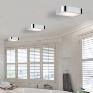 Kwadratowa Lampa Sufitowa Plafon Lucie LED IP44 Chrom