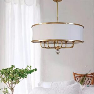 Klasyczna Lampa Wisząca Casa Żyrandol Złoty