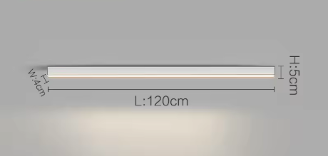 Minimalistyczna Nowoczesna Lampa Sufitowa Listwa LED Plafon do biura, kuchni, pokoju do pracy