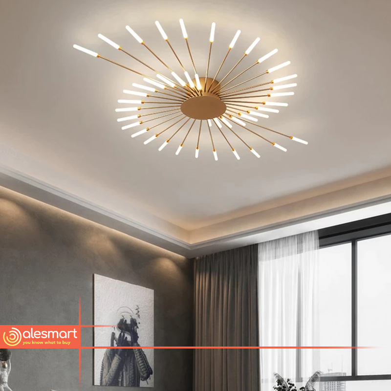 Fajerwerkowy Led Plafon 12-42 Gałęzi Lampa sufitowa