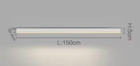 Minimalistyczna Nowoczesna Lampa Sufitowa Listwa LED Plafon do biura, kuchni, pokoju do pracy