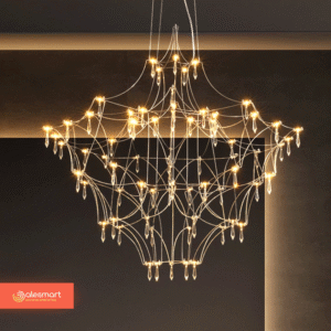 Luksusowa Lampa Wisząca Quasar Żyrandol Kryształowy LED