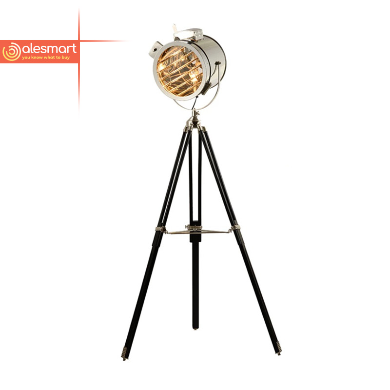 Lampa stojąca na trójnogu Retro Hollywood - obrazek 6