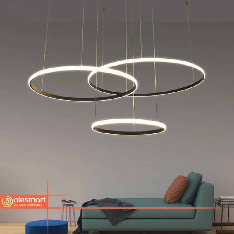 Nowoczesna Lampa Wisząca RING Żyrandol LED - obrazek 2