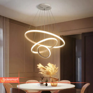 Żyrandol RING LED 2/3/4/5 Zewnętrzne światło nowoczesne