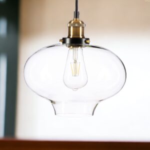 Nowoczesna Szklana Lampa Wisząca Valio Loft