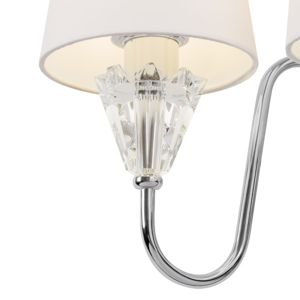 Abażurowa Lampa Ścienna Kikniet Florero LED Chrom - obrazek 3