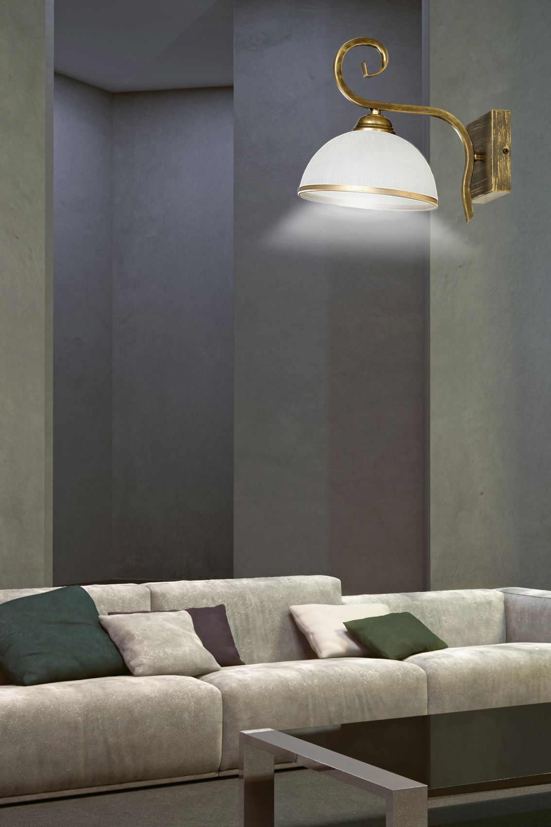 Klasyczna Lampa Ścienna Wivara Kinkiet Vintage - obrazek 3