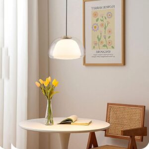 Nowoczesna Szklana Lampa Wisząca Jelly Nad Stół