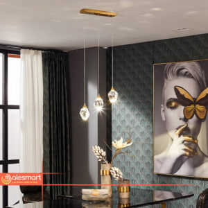 Nowoczesna Lampa Wisząca Rocio Glamour Diament