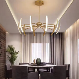 Luksusowy Żyrandol Do Salonu w Stylu Nordyckim LED