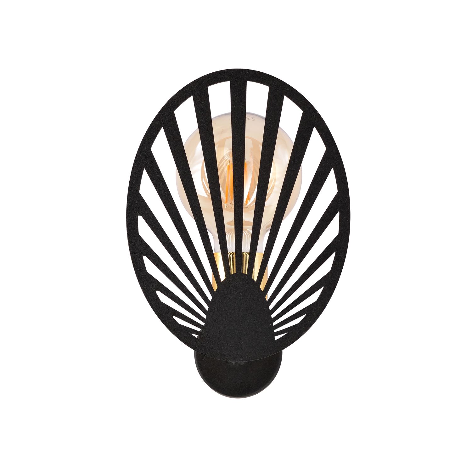 Klasyczna Lampa Ścienna Playa Kinkiet Loft Czarny - obrazek 2