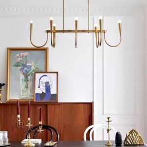 Nowoczesna Skandynawska Podłużna Lampa Sufitowa Snoob Żyrandol