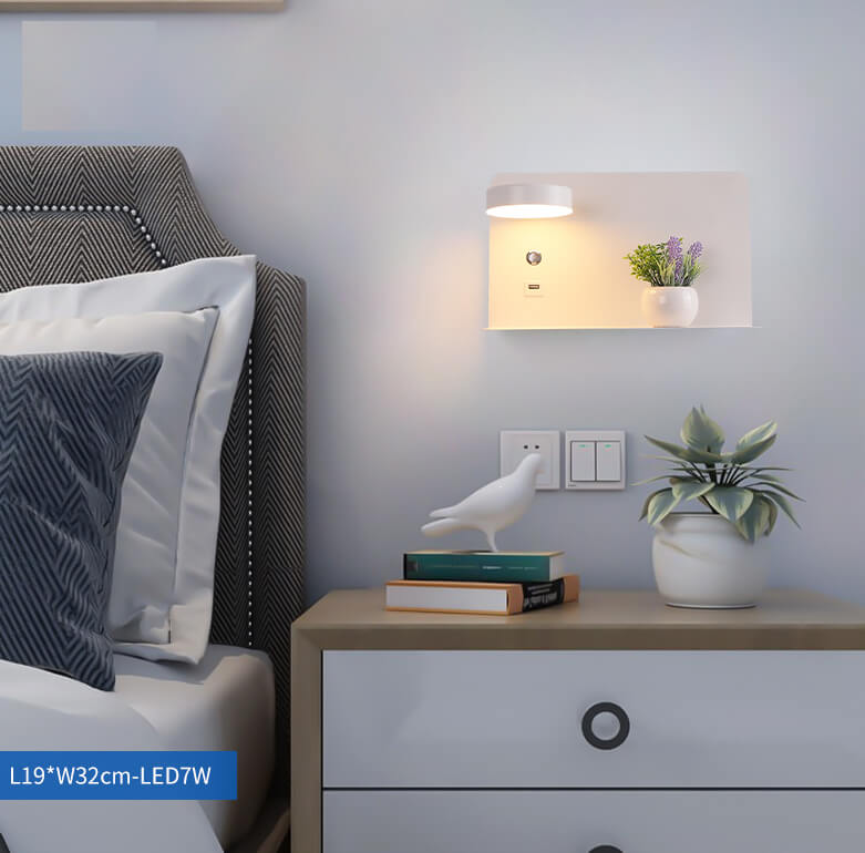 Kinkiety LED z przełącznikiem i interfejsem USB - obrazek 4