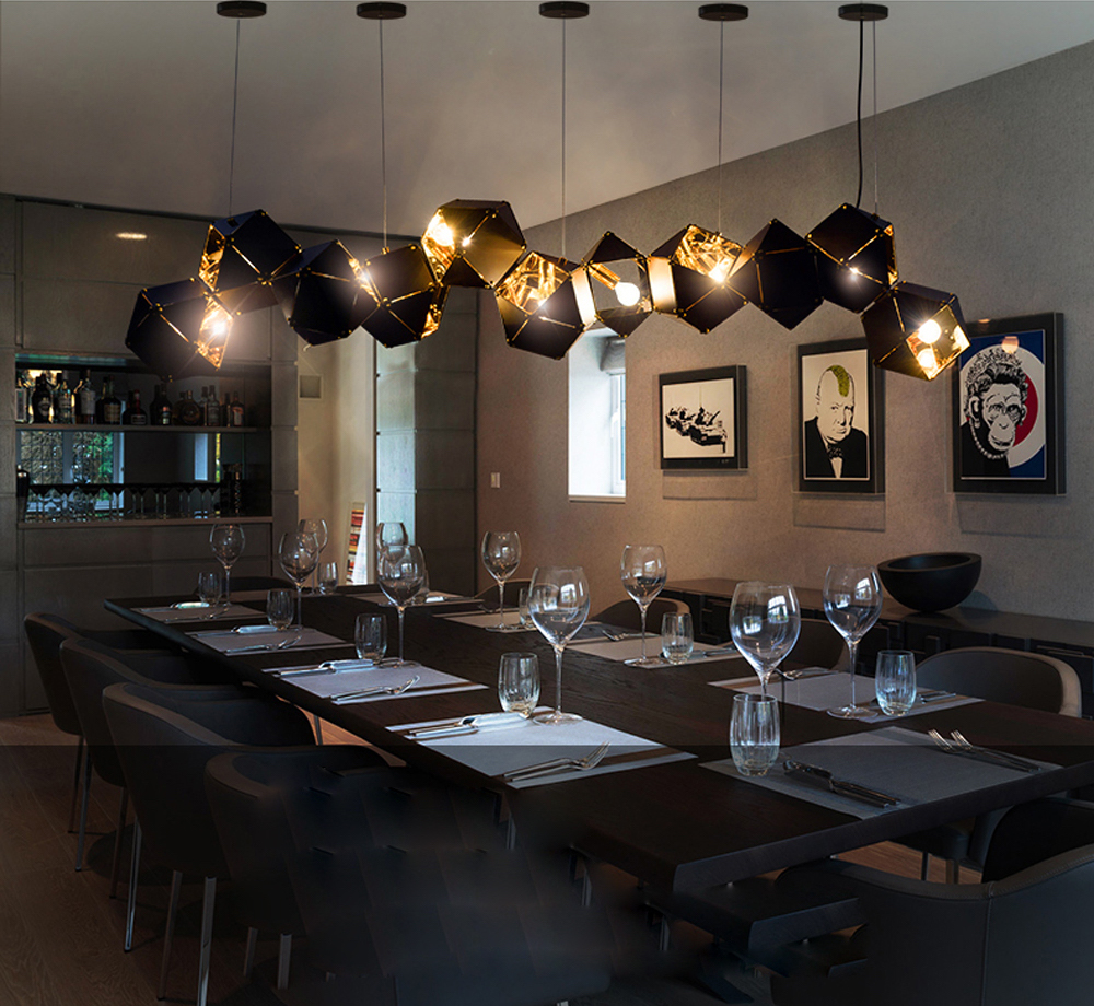 Nowoczesny Postmodernistyczny lampa wisząca nad stół LED