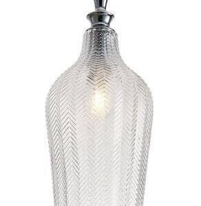 Delikatna Nowoczesna Lampa Wisząca Festa Chrom