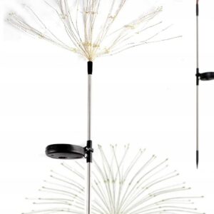 Lampa Solarna Ogrodowa Dmuchawiec 2x FIREWORK LED