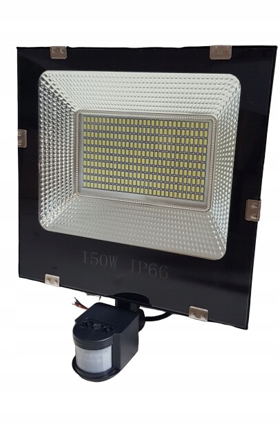 HALOGEN-LAMPA-NASWIETLACZ-LED-150W-Z-CZUJNIK-RUCHU-Temperatura-barwowa-6500-K