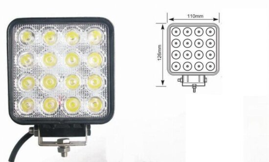 ROBOCZA-LAMPA-16-LED-DIODOWA-HALOGEN-48W-12-24-V-Producent-czesci-Inny