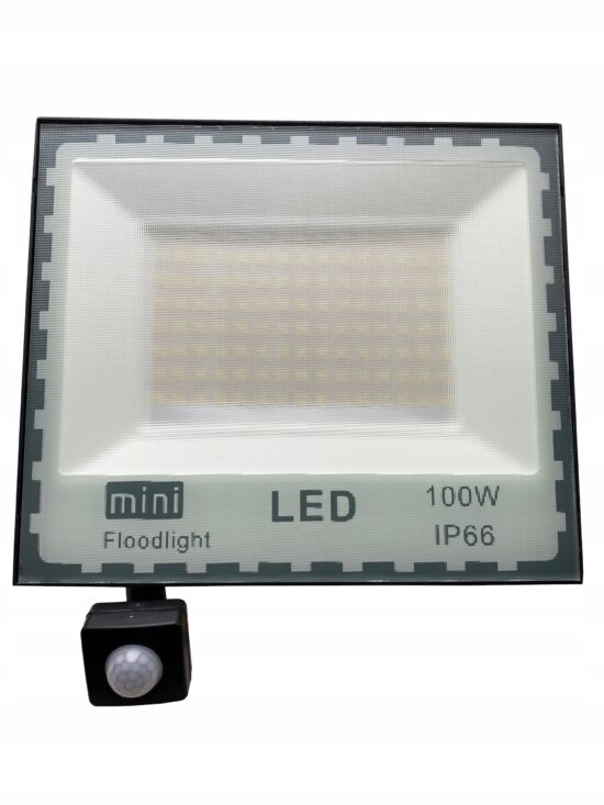 Naświetlacz Lampa LED 100W Z Czujnikiem Ruchu