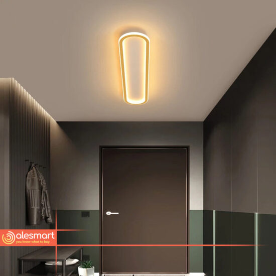 Nowoczesny Plafon Sufitowy Podłużny Lampa LED + Pilot. Do przedpokoju, salonu, sypialni, kuchni, korytarza, jadalni czy biura.