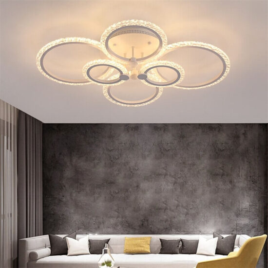 Nowoczesna lampa sufitowa geometryczna plafon LED stylowa i elegancka. DO salonu, do jadalni, do sypialni.