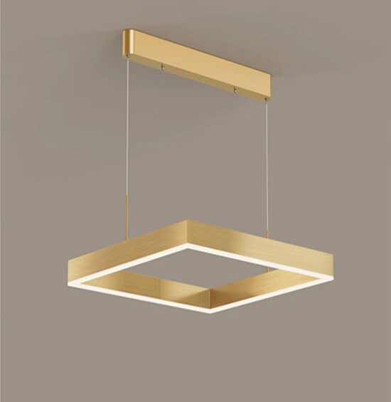 Nowoczesna lampa wisząca kwadraty LED, minimalistyczna i elegancka. Idealnie nadaje się do salonu, do sypialni lub do kuchni.