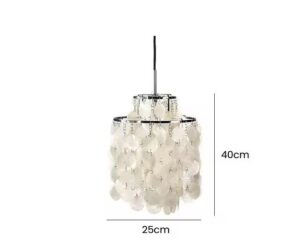 Elegancka i zjawiskowa perłowa lampa wisząca Verpan Fun